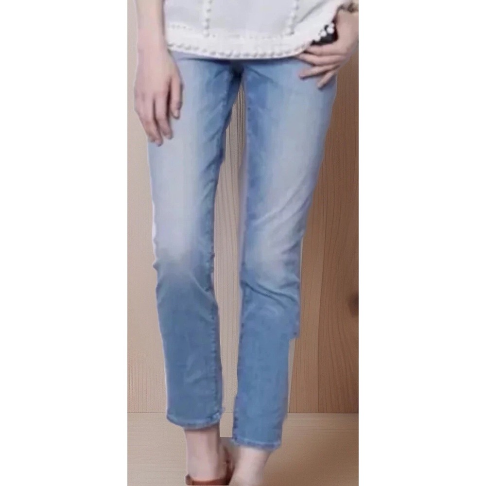 ANTHROPOLOGIE‎ PILCRO Stet Fit Bella Straight Jeans Sz 29 Stretch